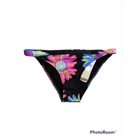 Quiksilver Floral Bikini Bottom size S NWT - Picture 2 of 6